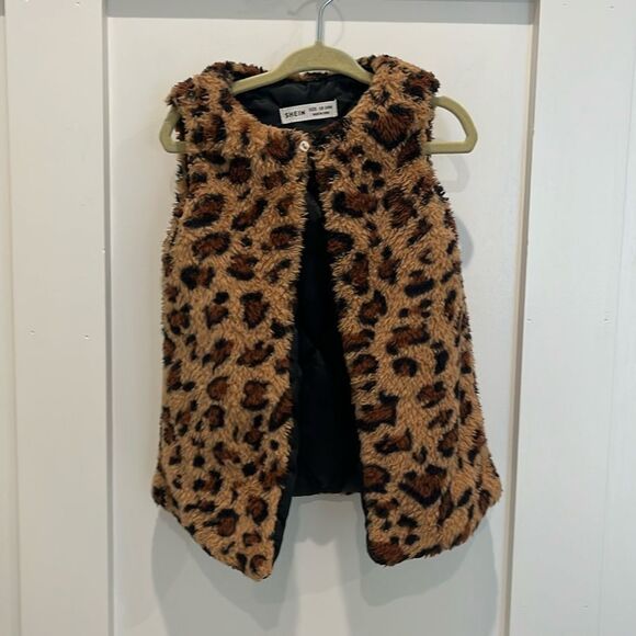 Infant Girls Leopard Print Vest - Picture 1 of 3